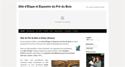 Desktop Screenshot of gite-equestre-alsace.fr